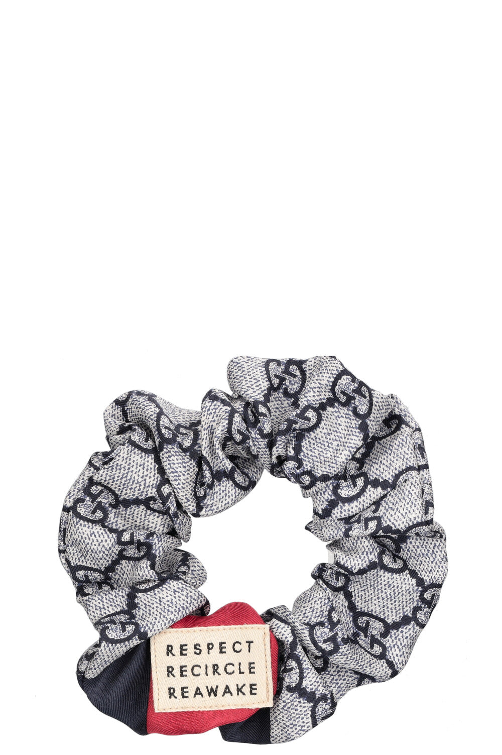 REAWAKE ATELIER Gucci Scrunchie GG Web Blue