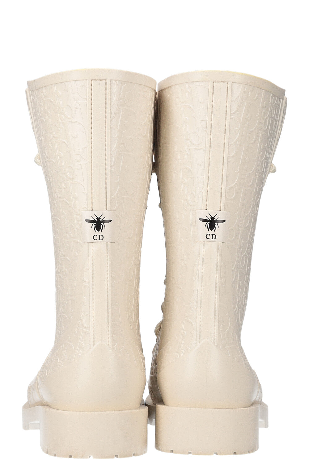 CHRISTIAN DIOR Urban D-Ankle Rubber Boots Oblique Ivory – REAWAKE