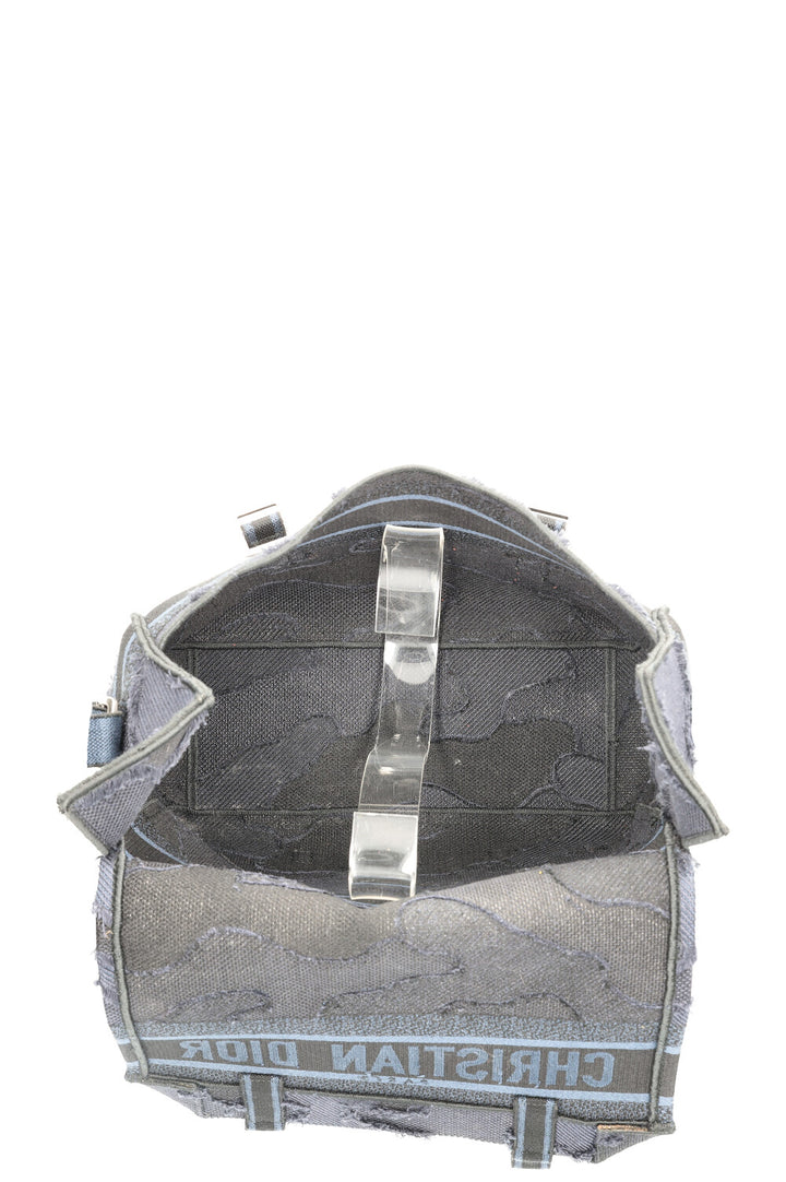 CHRISTIAN DIOR Diorcamp Messenger Toile Camouflage Marine &amp; Noir