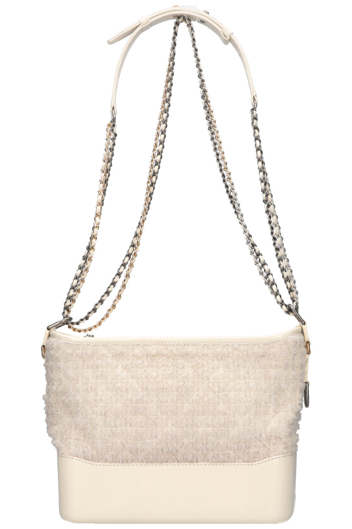 CHANEL Gabrielle Bag Tweed White