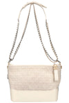 CHANEL Gabrielle Bag Tweed White