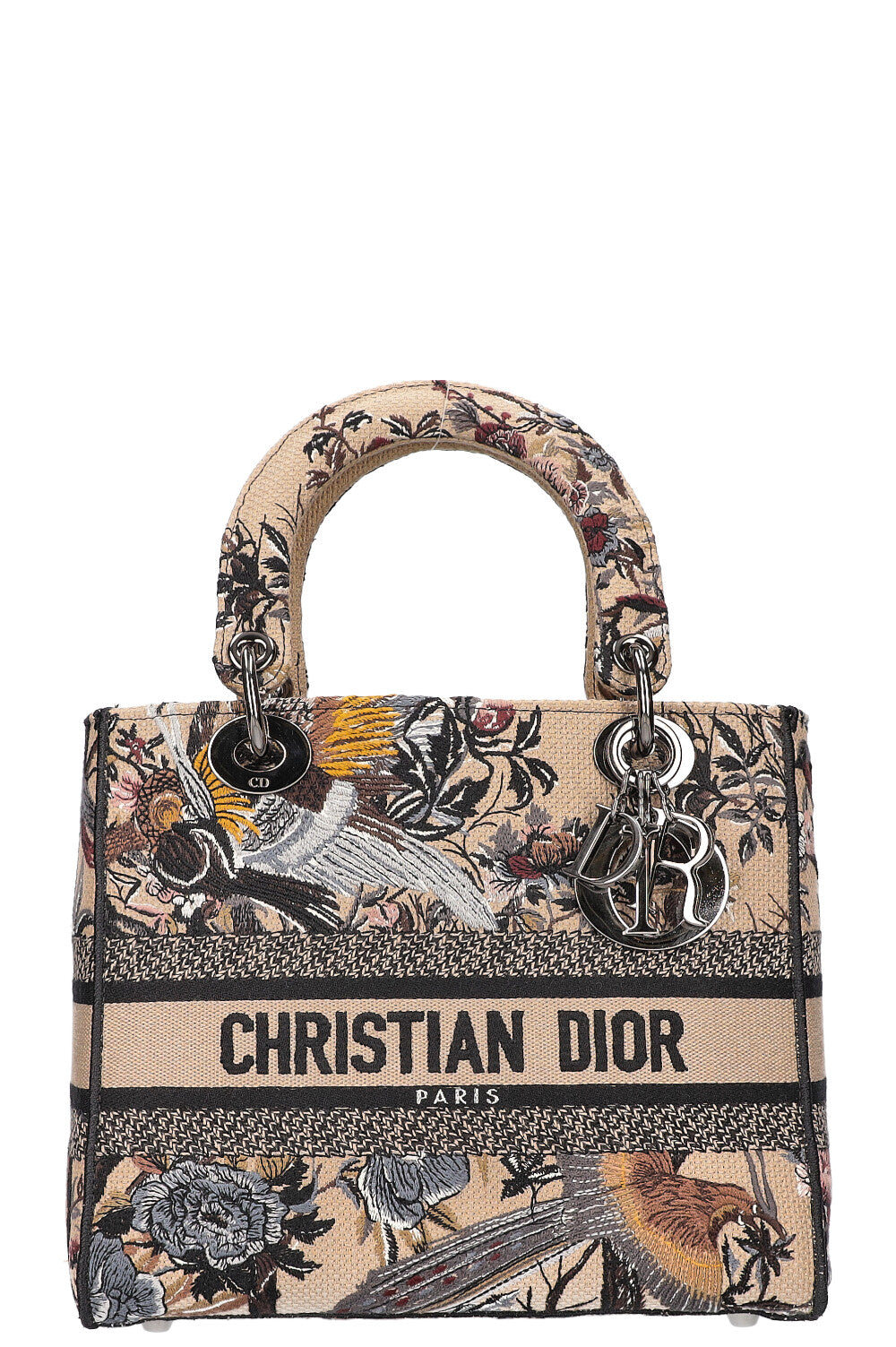 CHRISTIAN DIOR Medium D-Lite Bag Toile de Jouy Jardin d'Hiver
