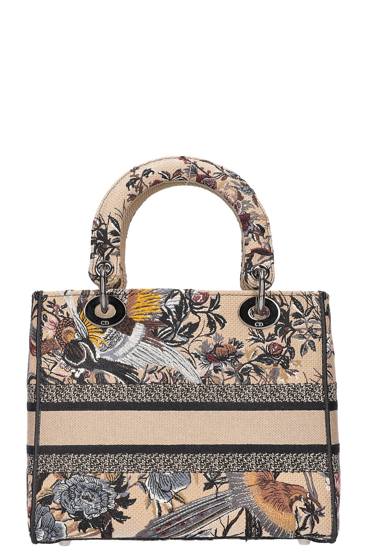 CHRISTIAN DIOR Medium D-Lite Bag Toile de Jouy Jardin d'Hiver Embroidery