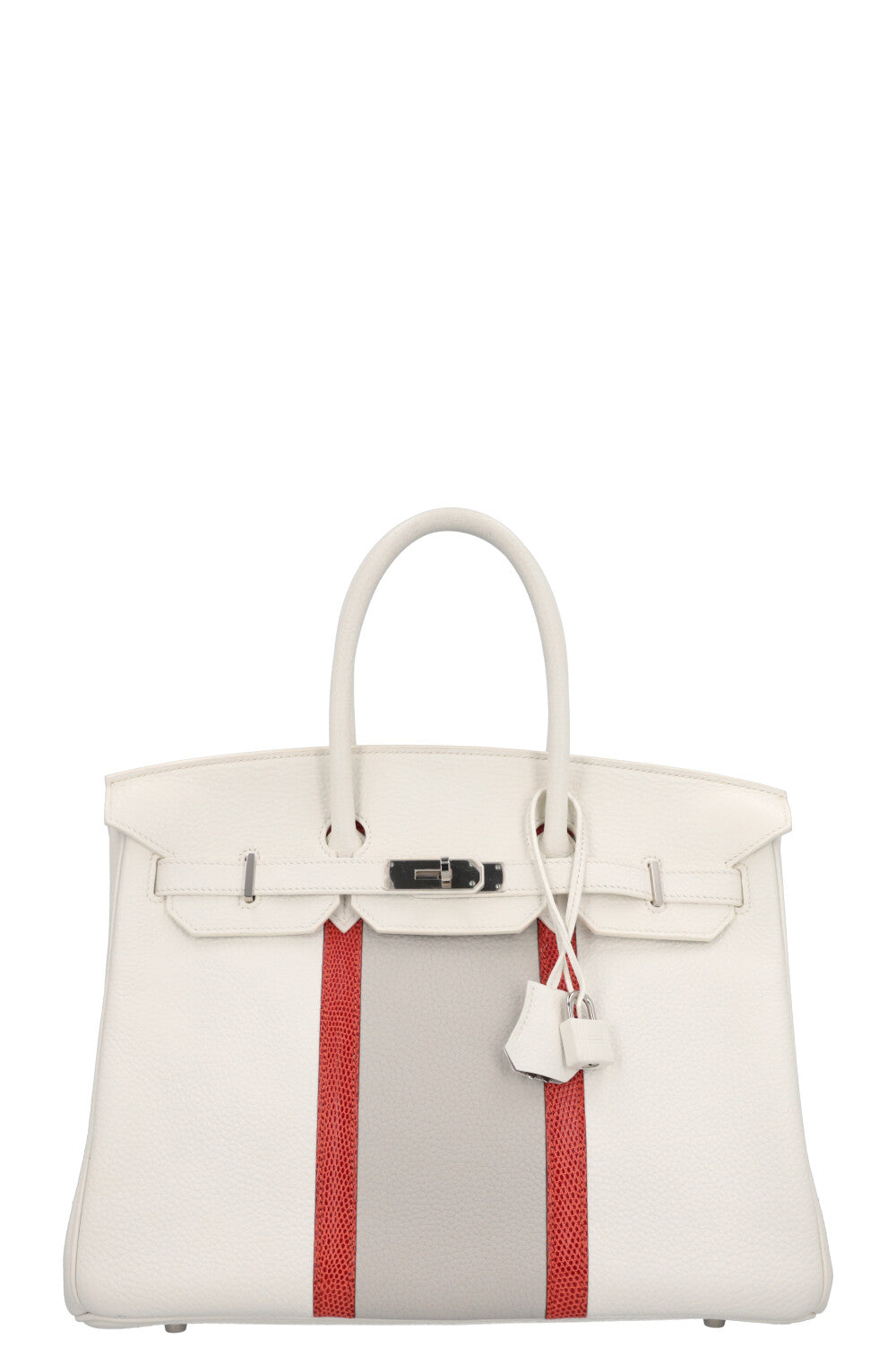 HERMÈS Birkin 35 Club Clemence Blanc