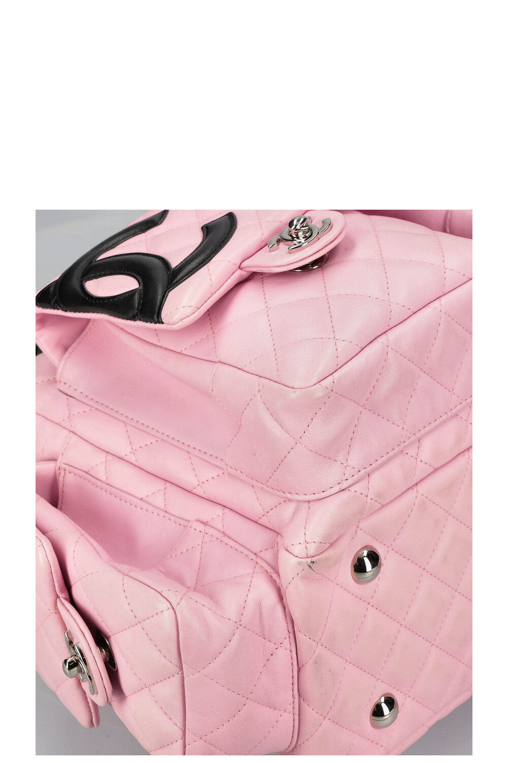 CHANEL Cambon Multipocket Reporter Bag Pink