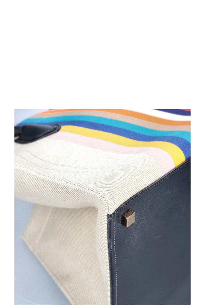 CÉLINE Phantom Medium Luggage Striped Multicolor Canvas