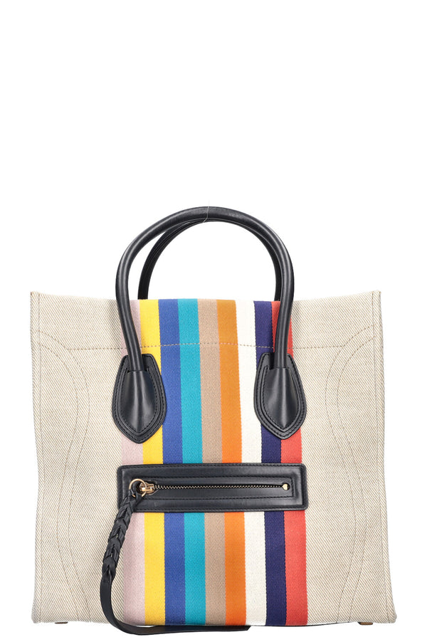 CÉLINE Phantom Medium Luggage Striped Multicolor Canvas