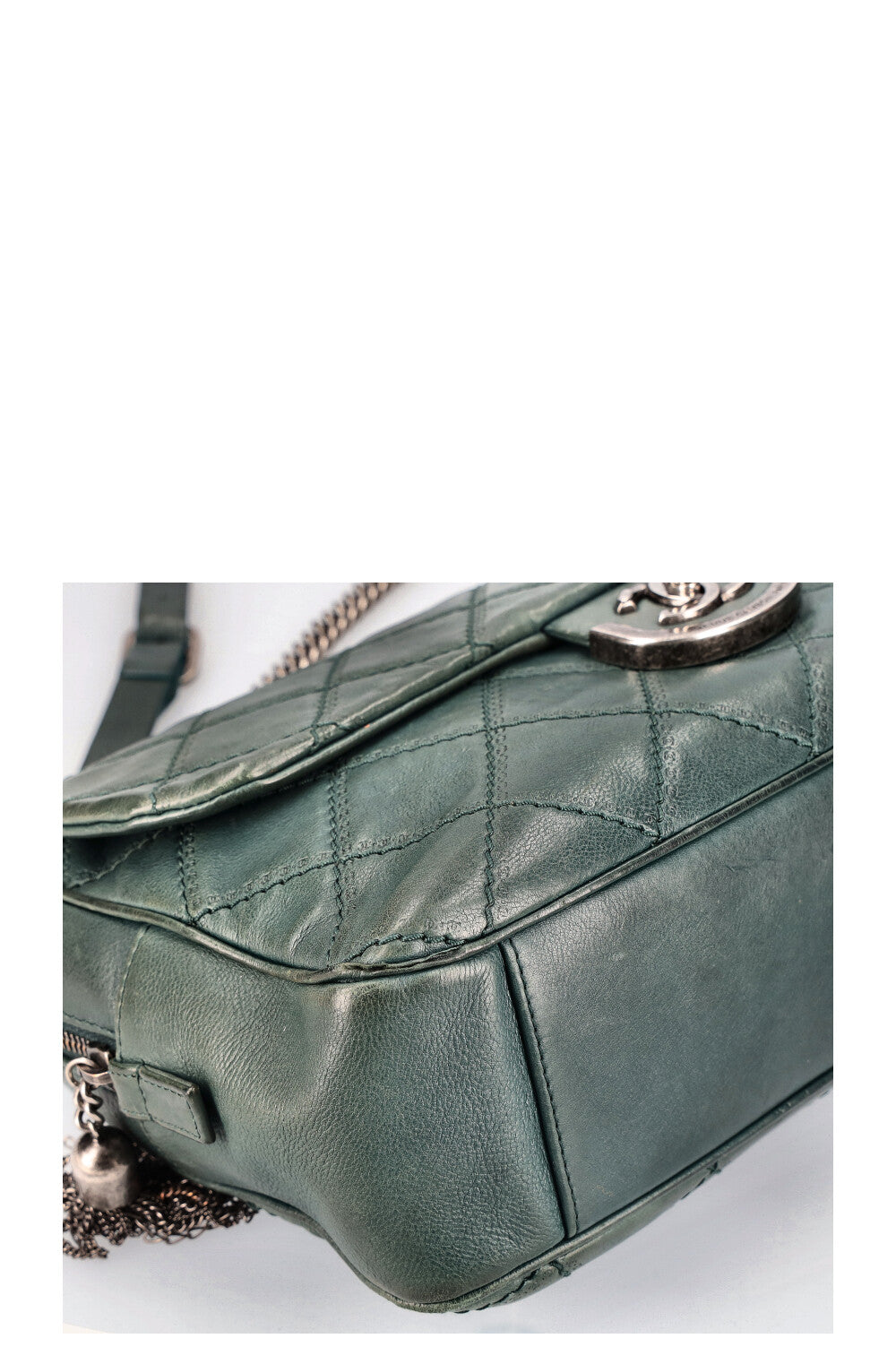 CHANEL Paris-Edinburgh Coco Sporran Flap Bag Quilted Calfskin