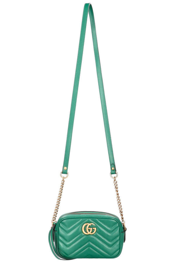 GUCCI Marmont Small Camera Bag Green