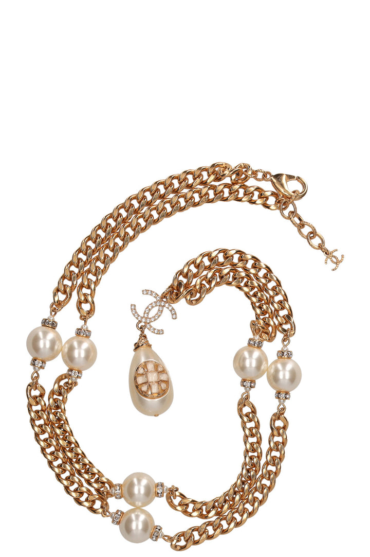 CHANEL Pearl Necklace 2020 Gold