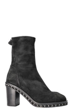 CHANEL Boots Suede Black
