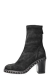 CHANEL Boots Suede Black