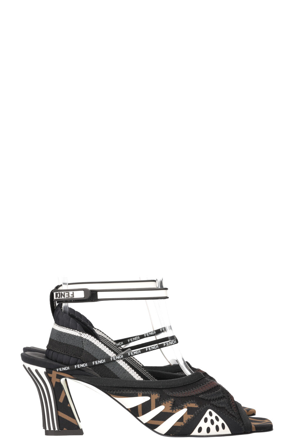 FENDI Freedom Patchwork Heels