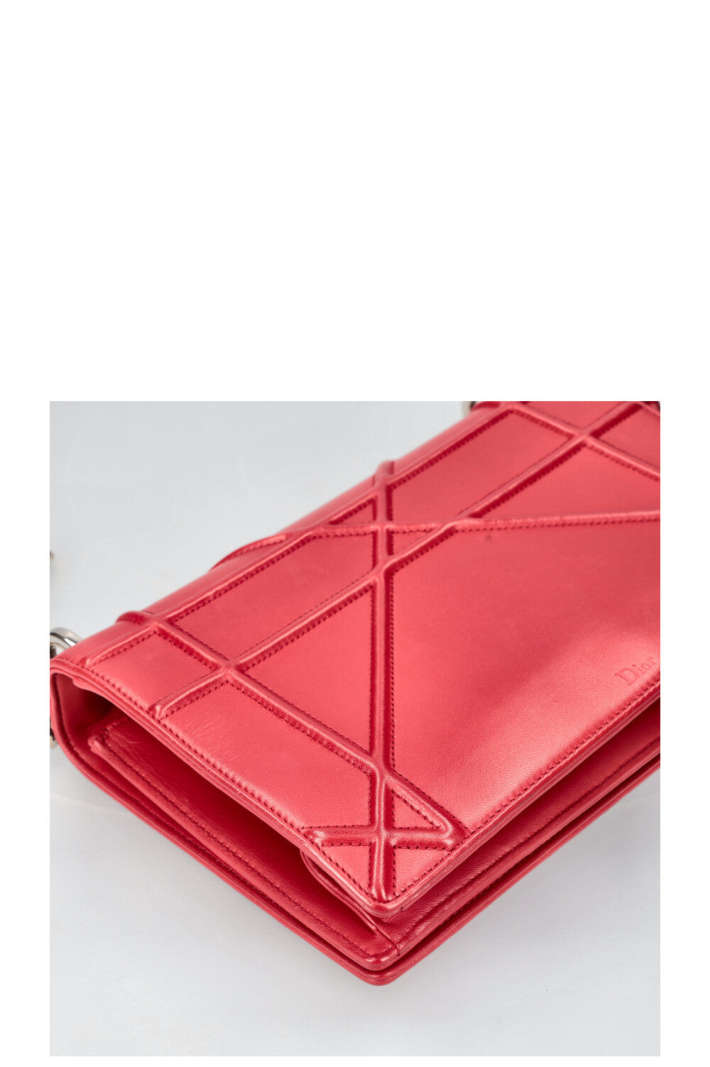 CHRISTIAN DIOR Diorama Medium Crossbody Bag Red