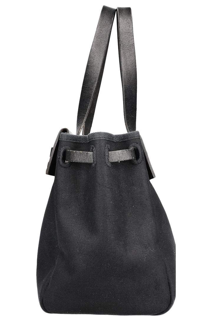 HERMÈS Herbag Tote Canvas Black