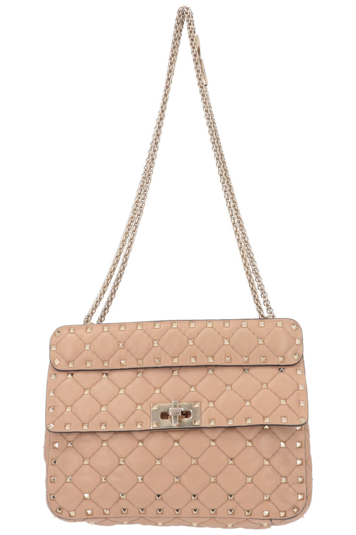 VALENTINO Rockstud Spike Crossbody Bag Powder