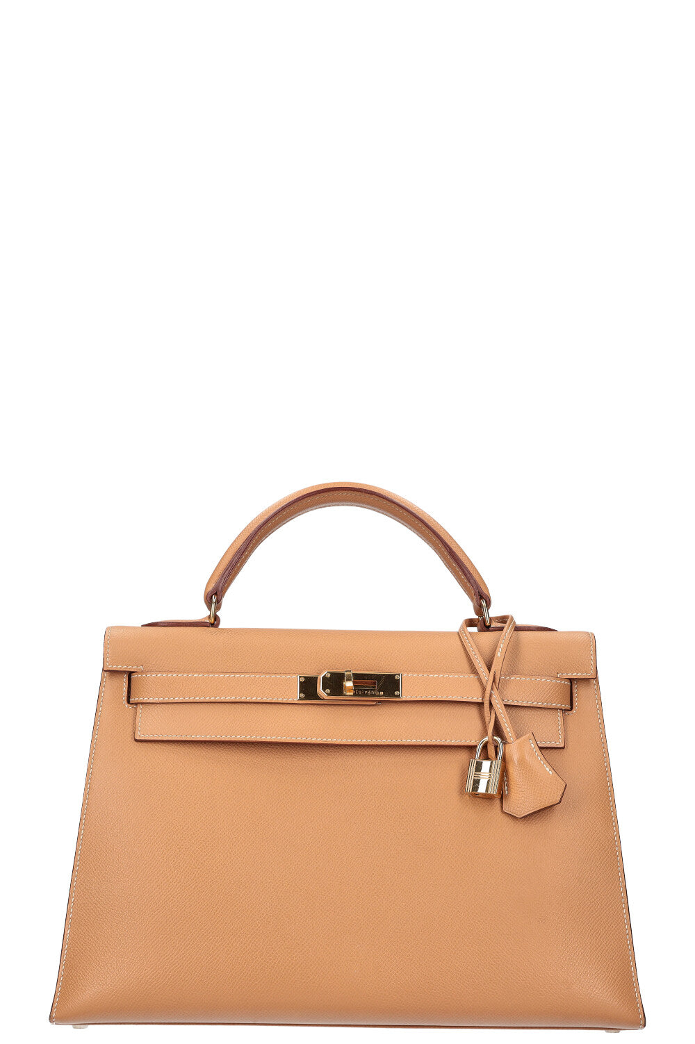 HERMÈS Kelly 32 Sellier Courchevel Vache Natural – REAWAKE