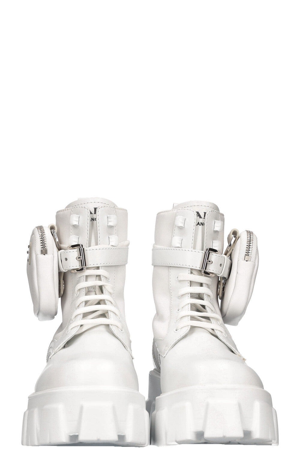 Lug Sole Platform Prada Boots PRADA Monolith Boots White – REAWAKE