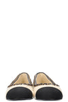 CHANEL Flats Tweed White