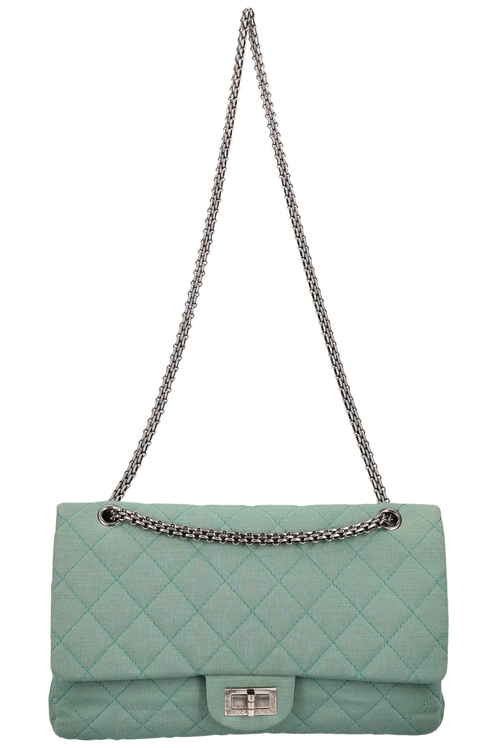 CHANEL Bag Large Jersey Green – REAWAKE