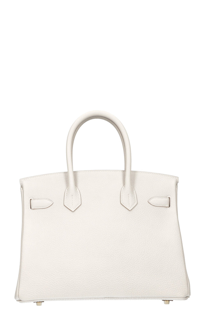 HERMÈS Birkin 30 Togo Gris Pale