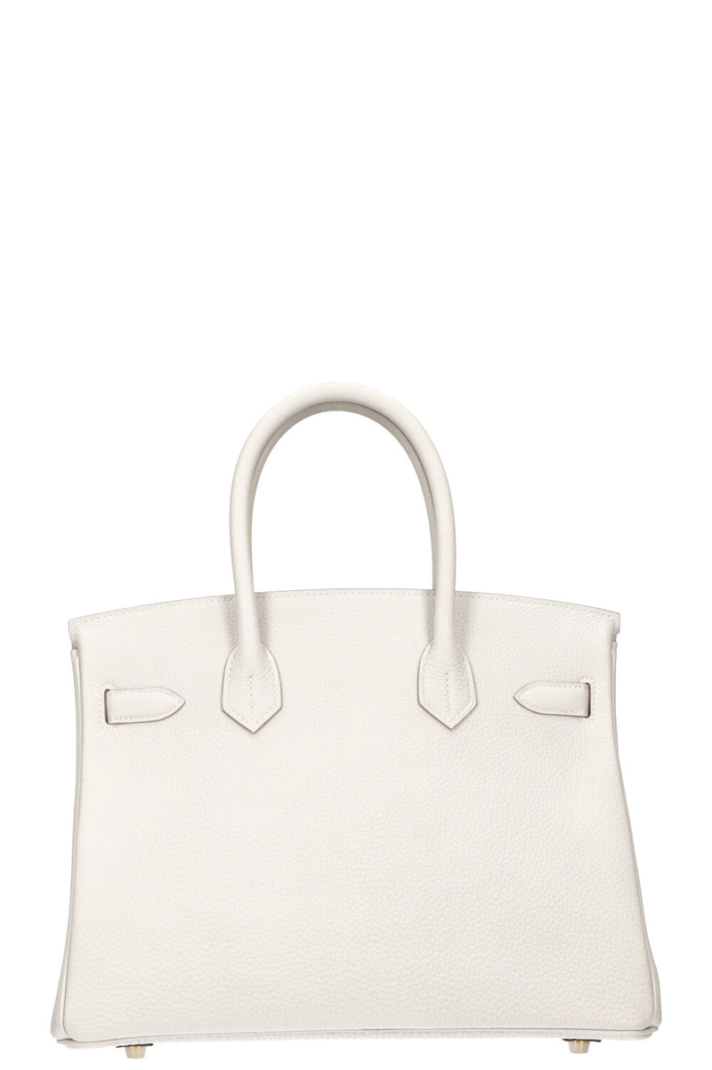 HERMÈS Birkin 30 Togo Gris Pale