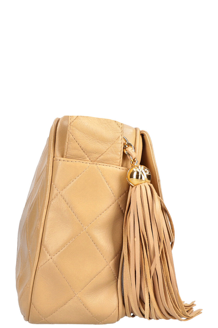 CHANEL Crossbody Camera Bag Beige