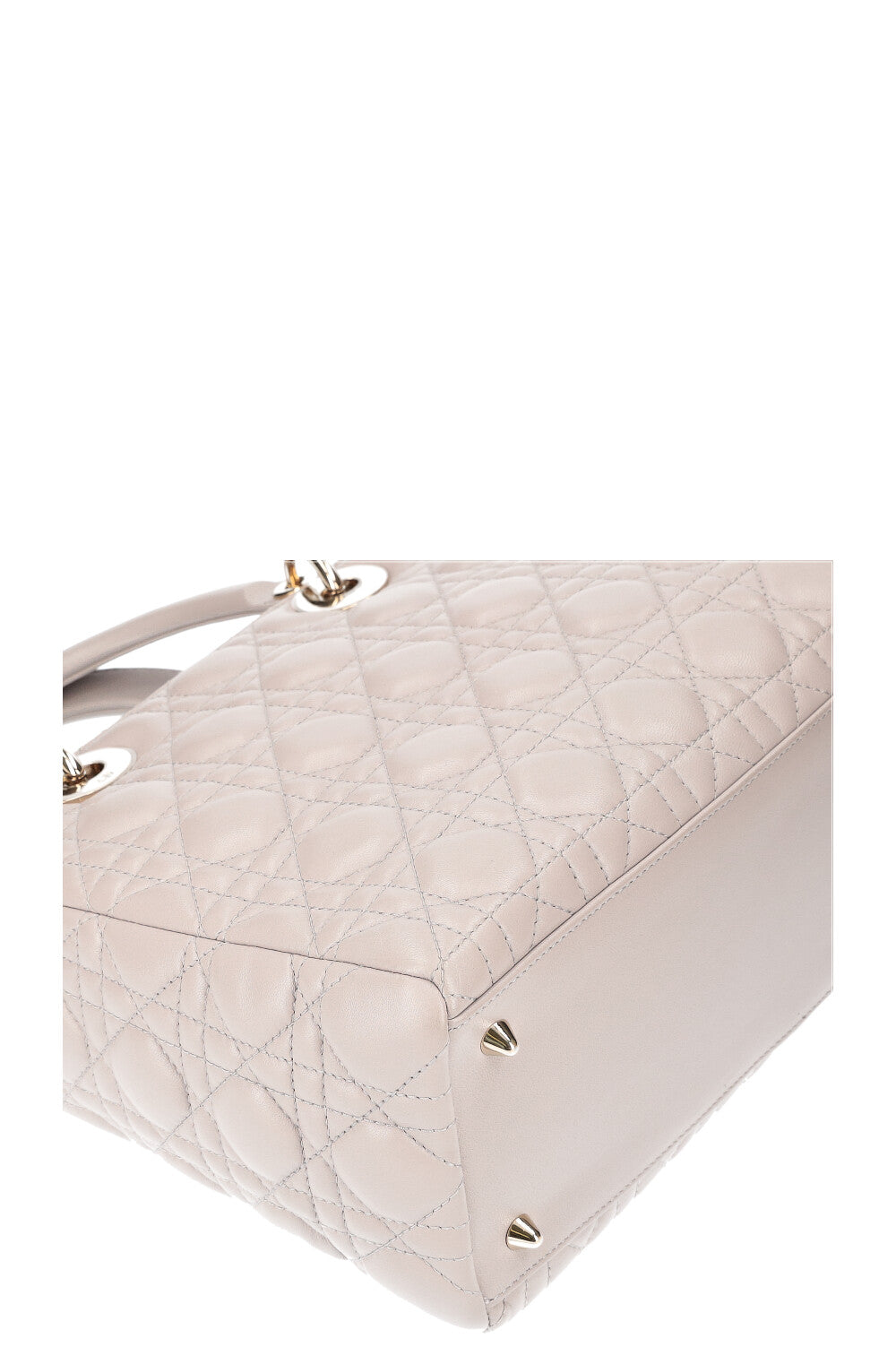 CHRISTIAN DIOR Lady Dior Bag Medium Cannage Grey