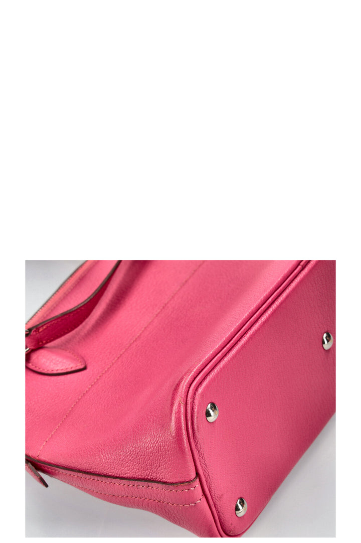 HERMÈS Bolide 27 Chevre Pink