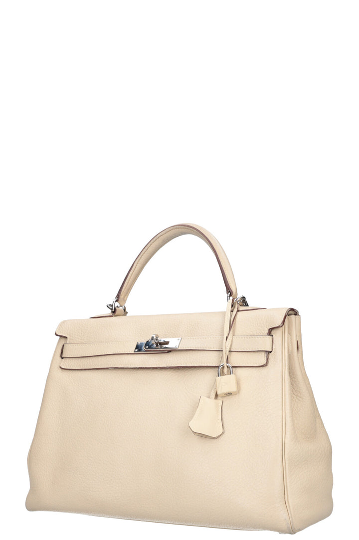 HERMÈS Kelly Retourne 35 Togo Beige