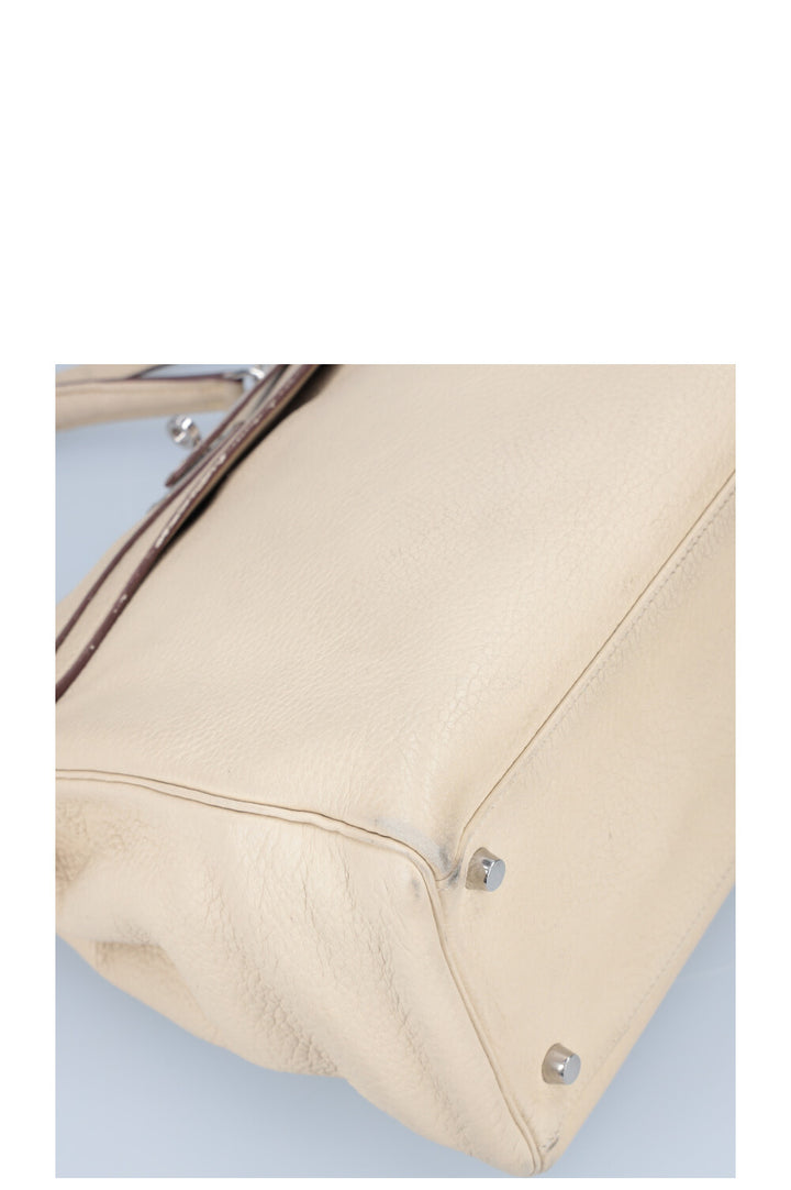 HERMÈS Kelly Retourne 35 Togo Beige