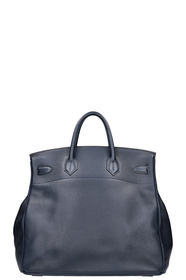 HERMÈS Birkin 40 Haute a Courroies Clemence Navy