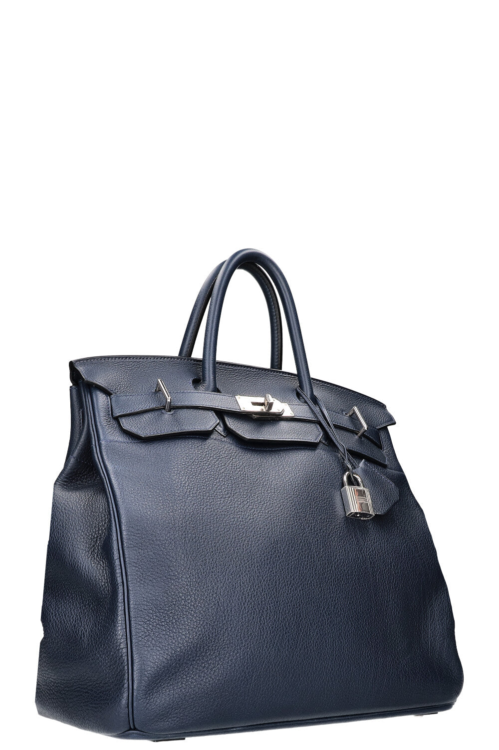 HERMÈS Birkin 40 Haute a Courroies Clemence Navy