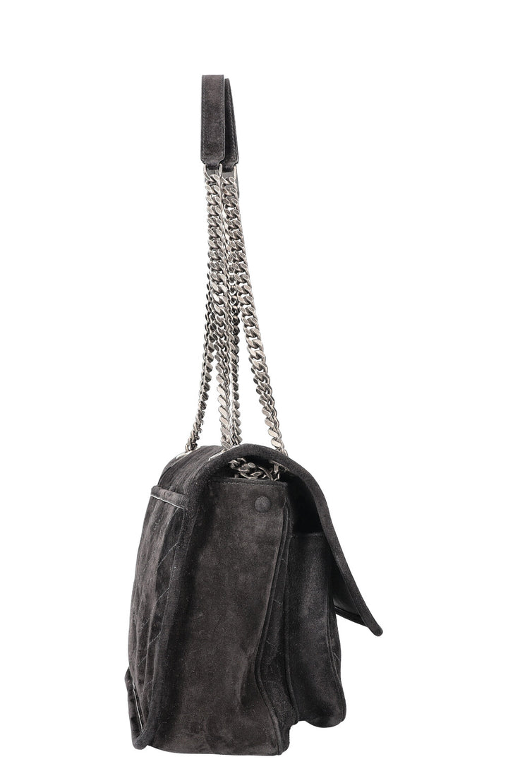 SAINT LAURENT Sac Niki Medium Daim Noir