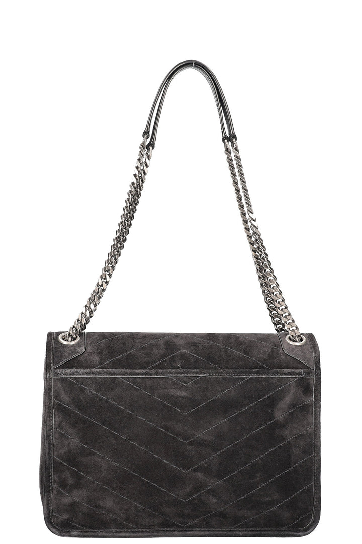 SAINT LAURENT Sac Niki Medium Daim Noir