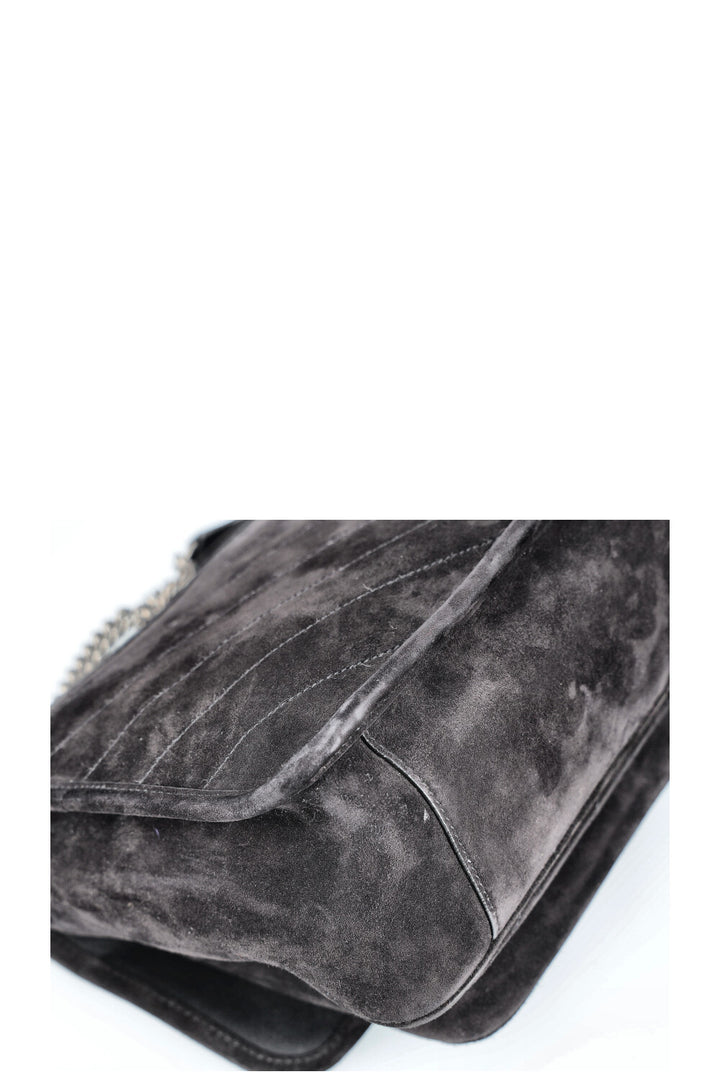 SAINT LAURENT Sac Niki Medium Daim Noir