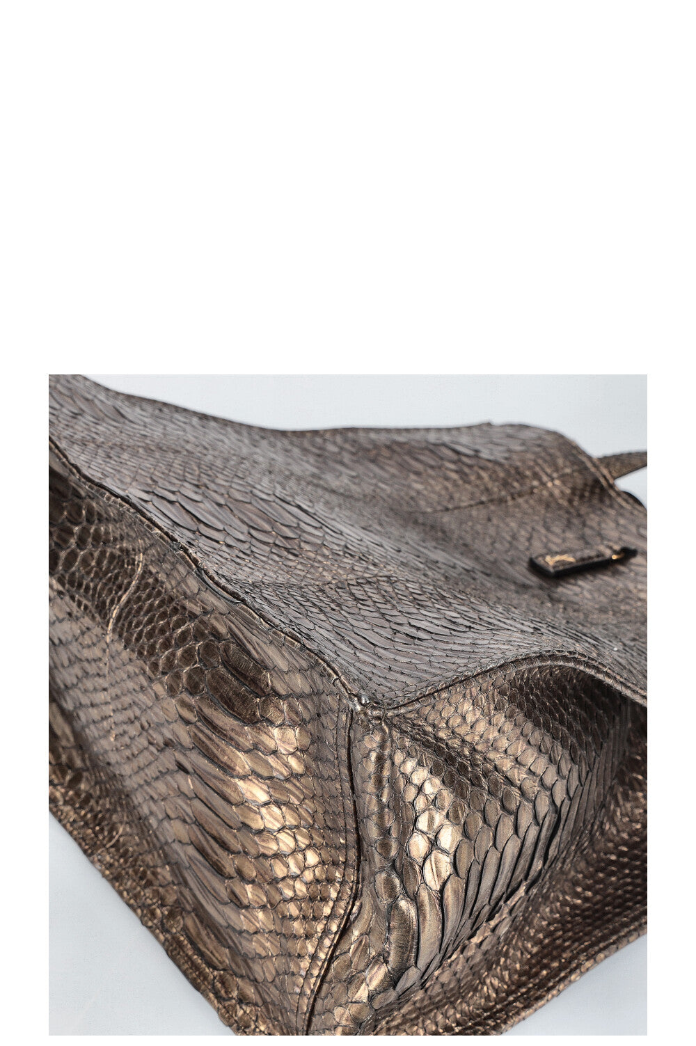 YSL Python Print Tote Bag Metallic – REAWAKE