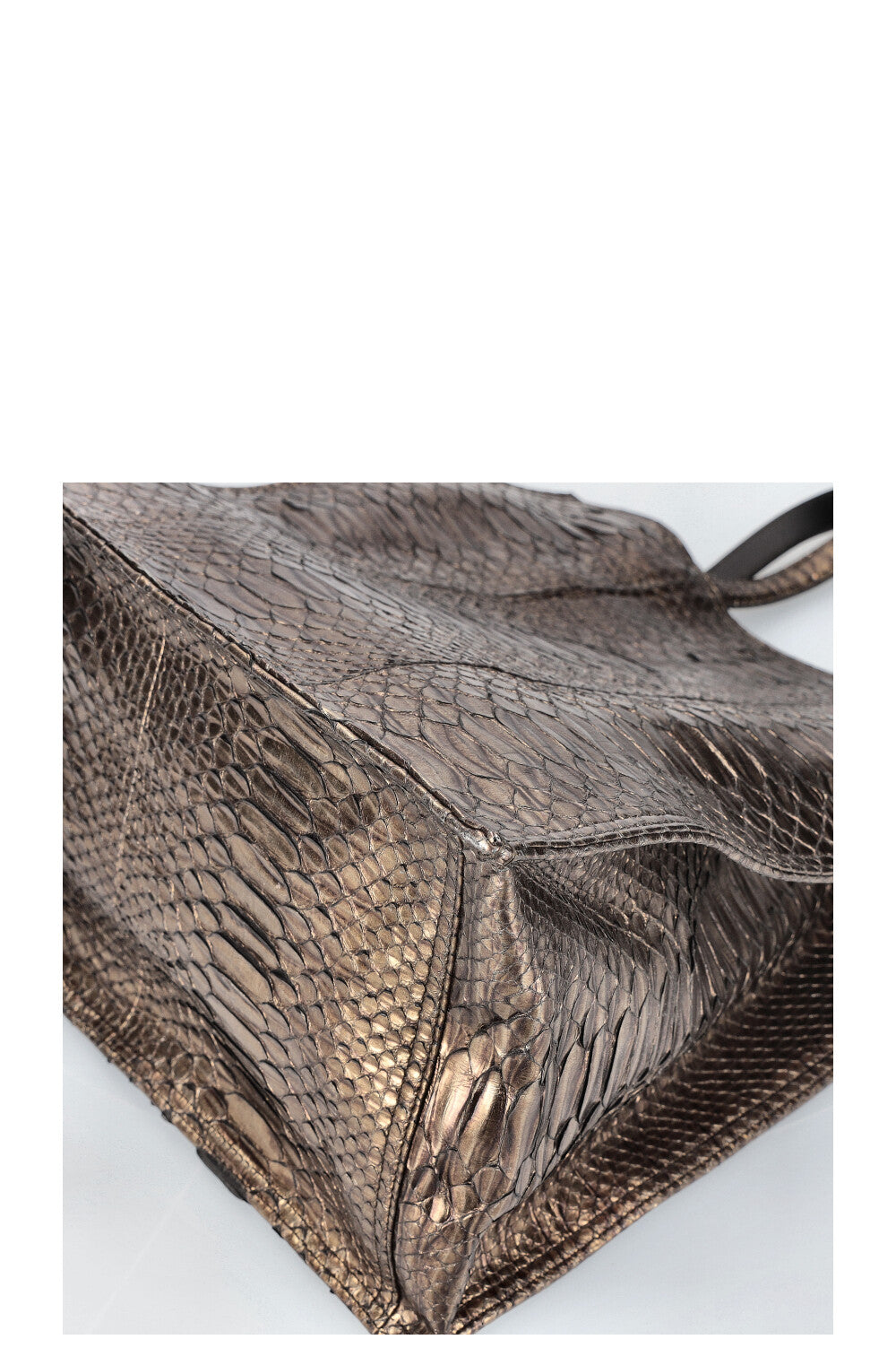 YSL Python Print Tote Bag Metallic – REAWAKE