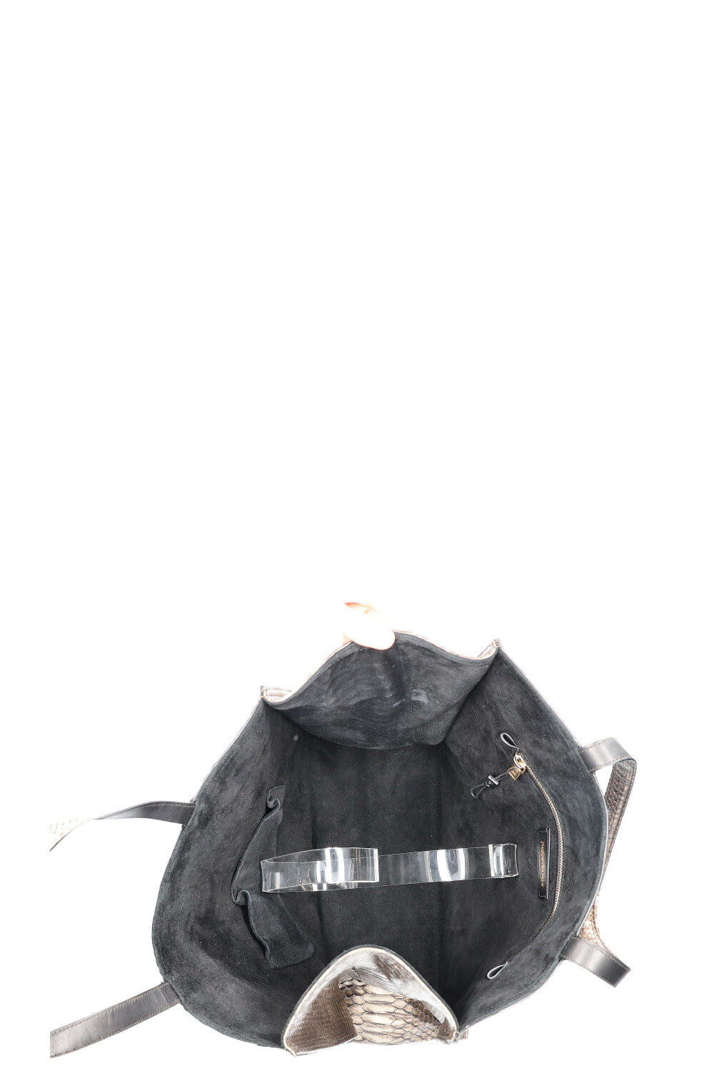 YSL Python Print Tote Bag Metallic – REAWAKE