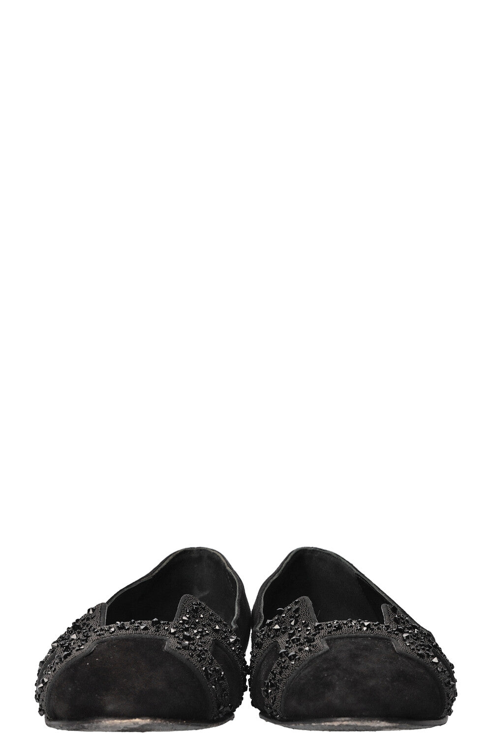 HERMÈS Nice Ballerinas Glitter Black