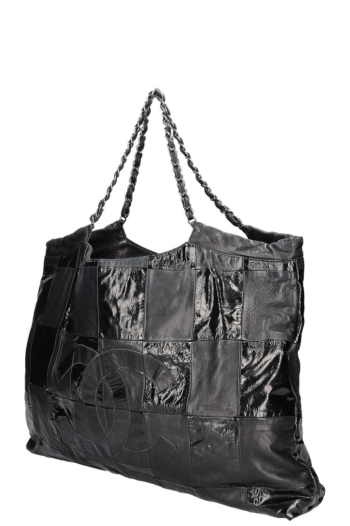 CHANEL Brooklyn Cabas Patchwork Noir