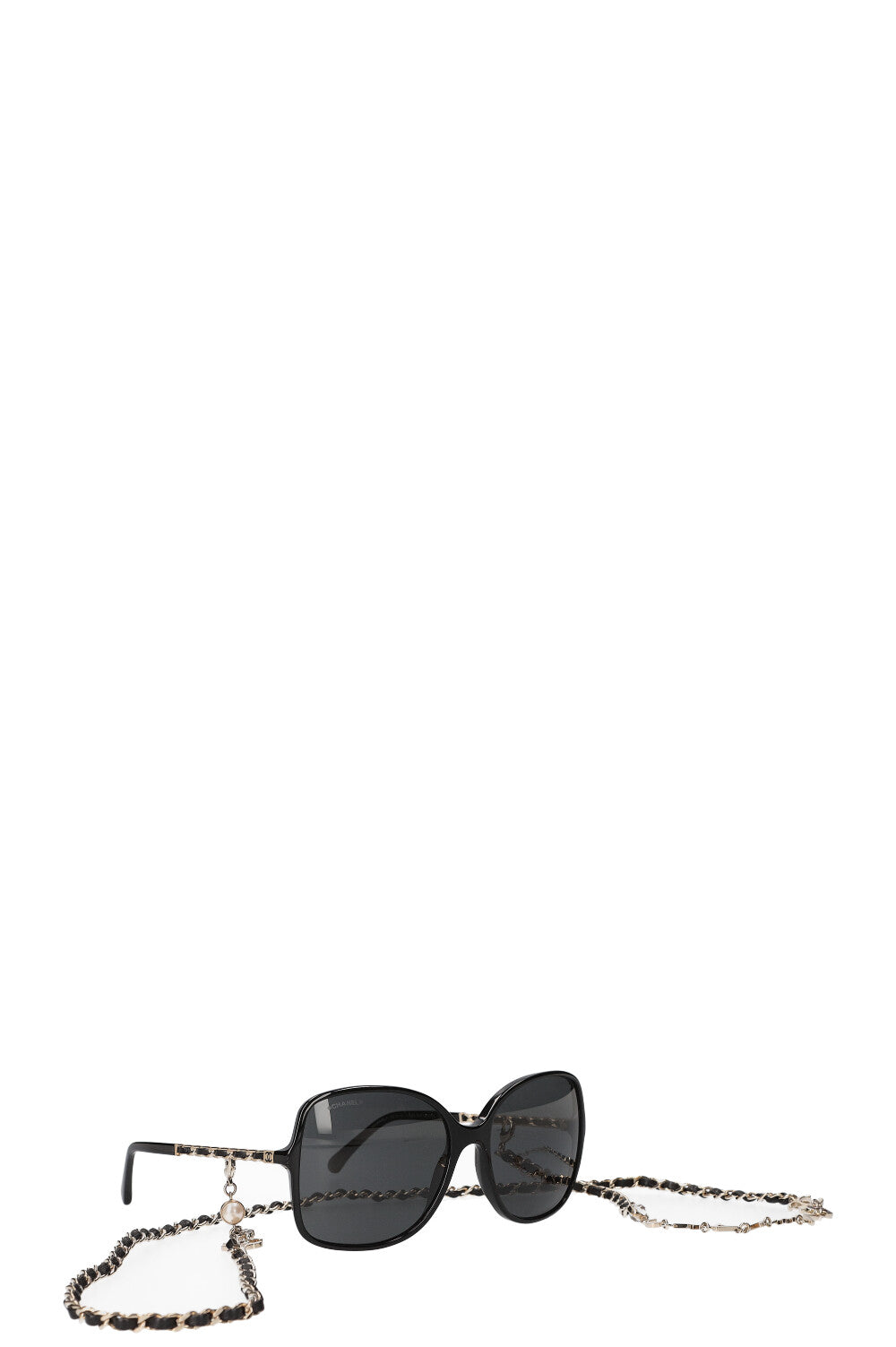 CHANEL Chain Sunglasses Black 5210Q – REAWAKE