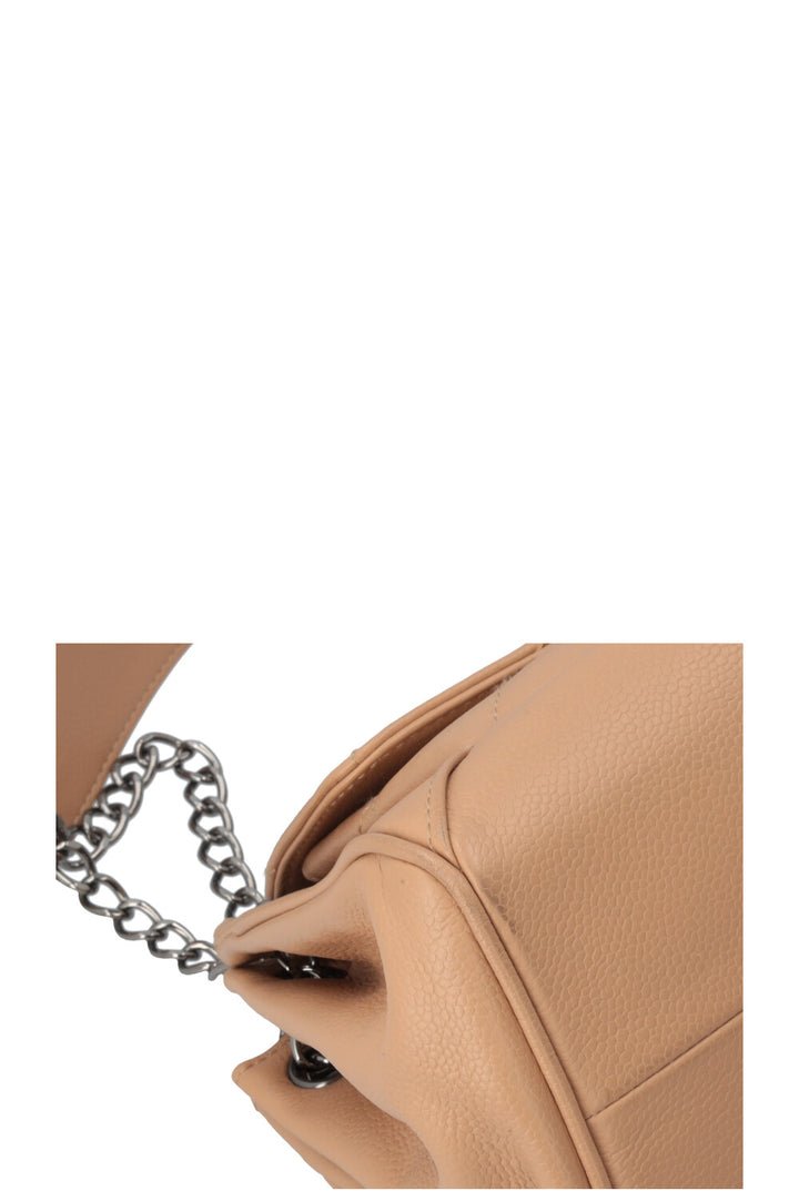 CHANEL Mademoiselle Lock Bag Beige