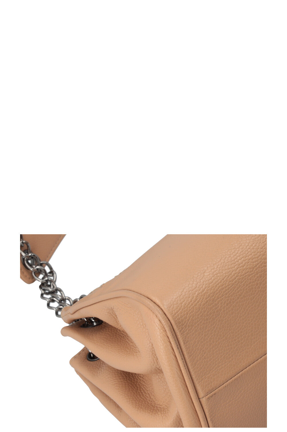 CHANEL Mademoiselle Lock Bag Beige