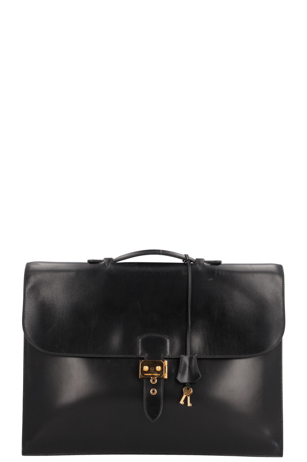 HERMÈS Sac à Dépèches 41 Box Black