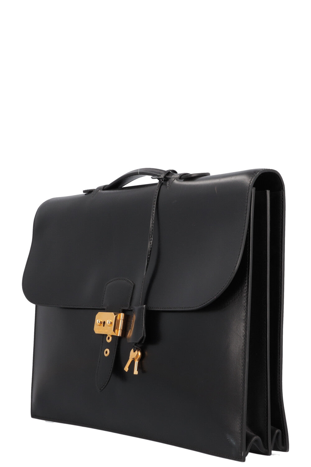 HERMÈS Sac à Dépèches 41 Box Black