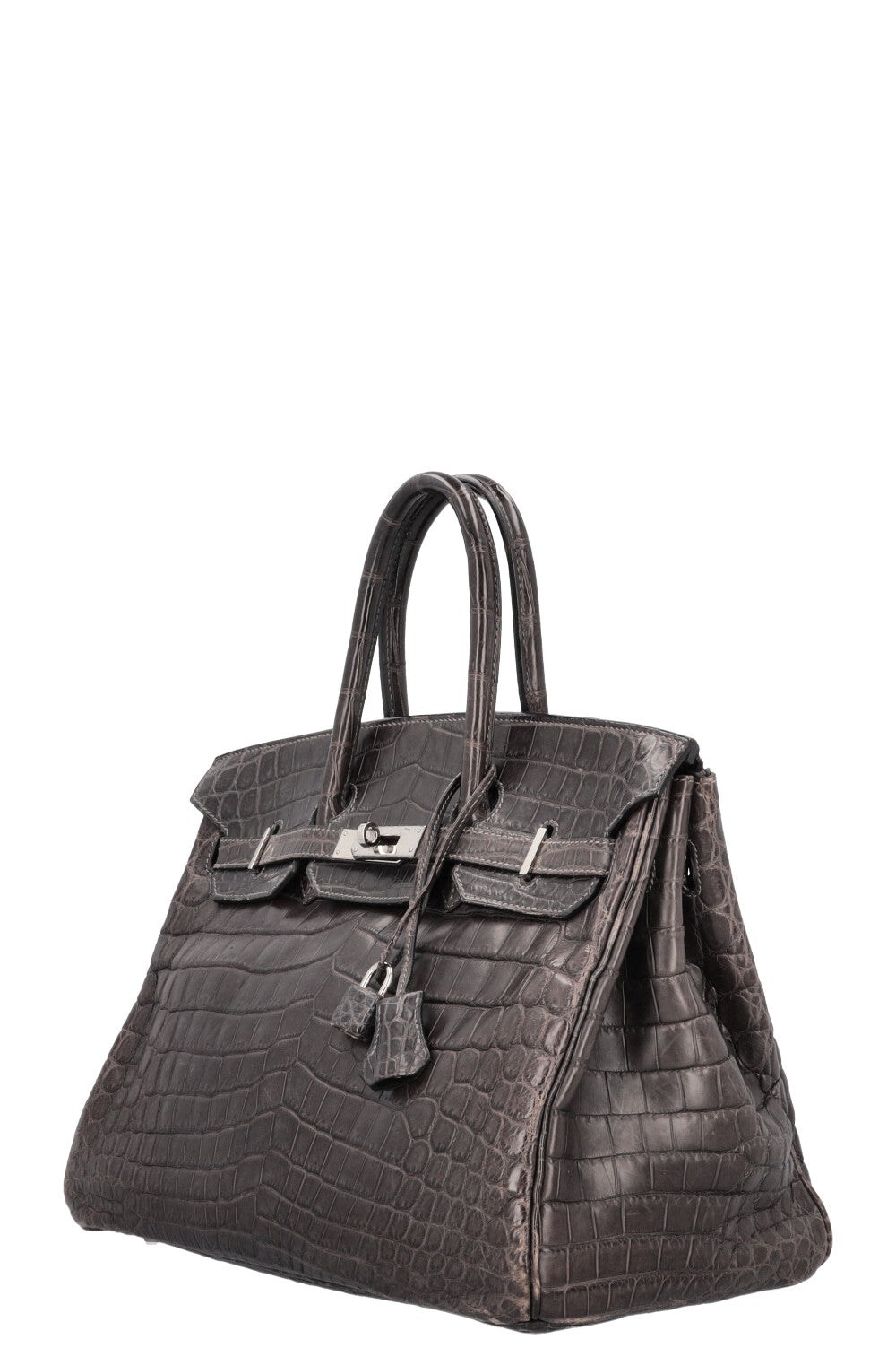 HERMÈS Birkin 35 Crocodile Niloticus Grey