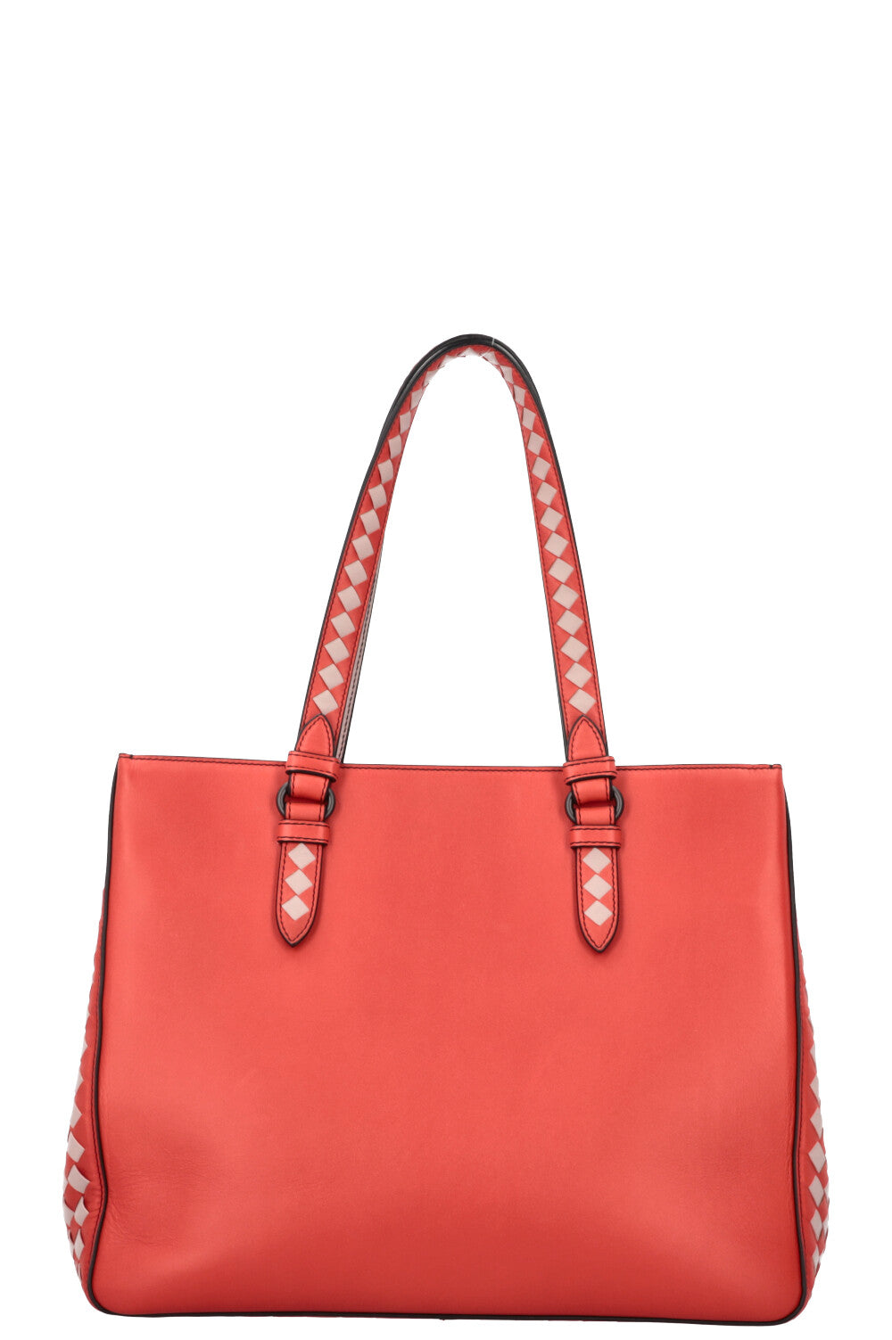 BOTTEGA VENETA Tote Bag Leather Red Pink