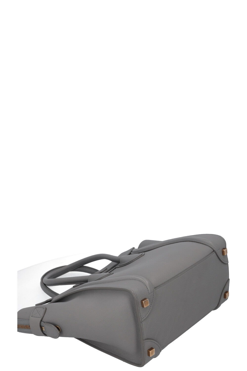 CÉLINE Micro Luggage Bag Leather Kohl