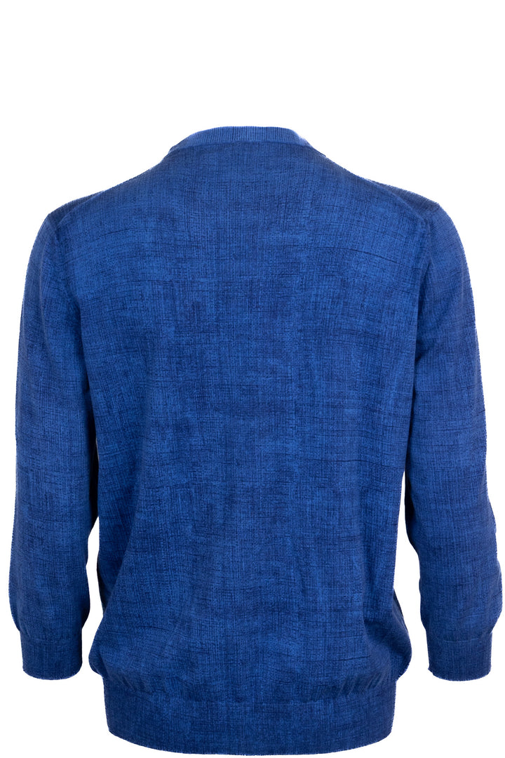 LOUIS VUITTON Cardigan Cotton Brown Blue